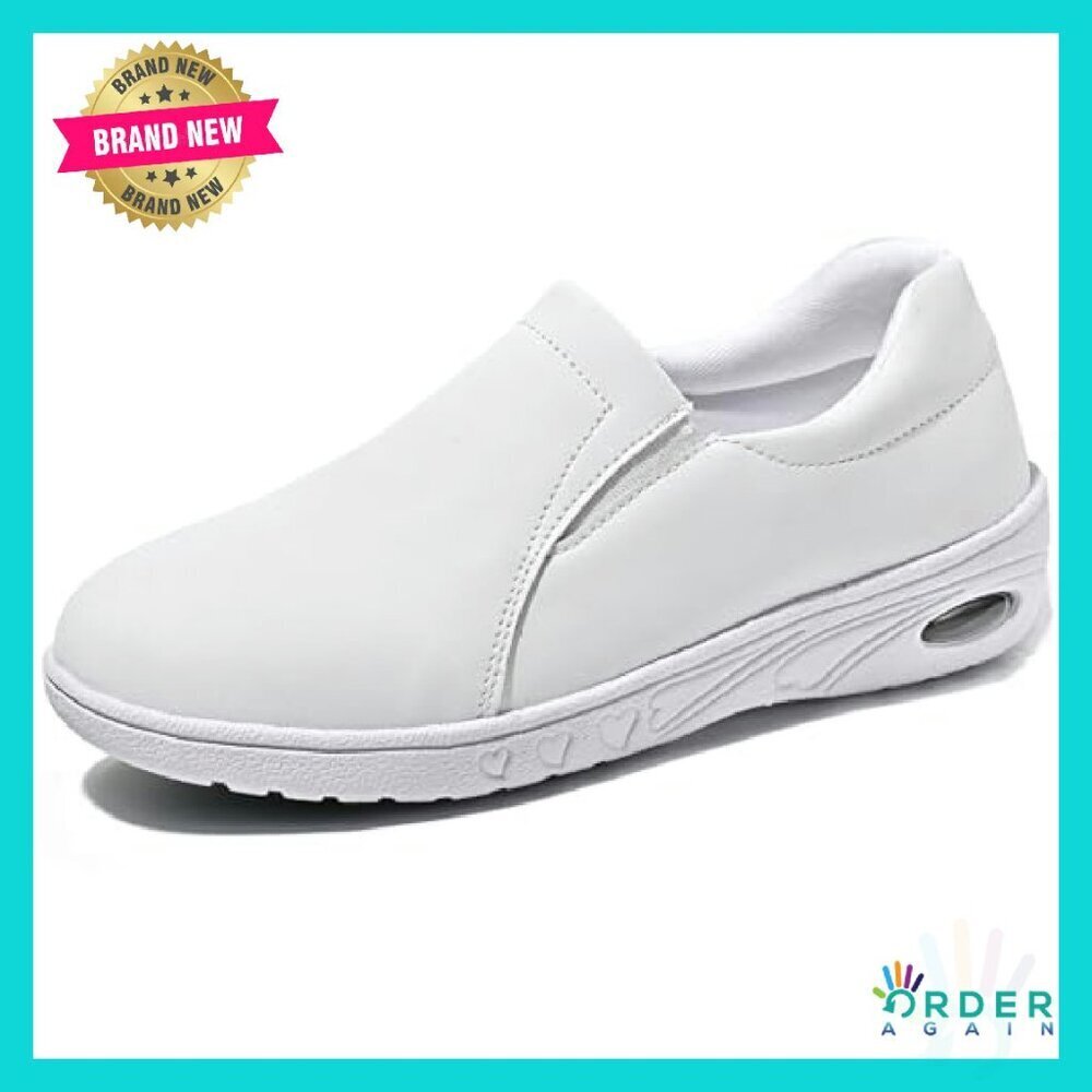 Slip On Work Shoes Lightweight Comfortable Waterproof Slip Resistant - Picture 2 of 8
